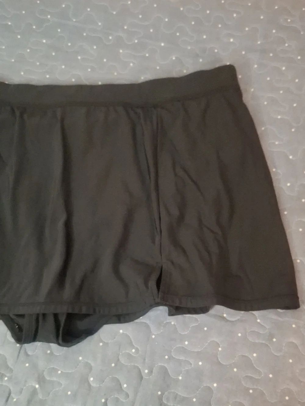 Aqua Green Black Swim Skirt Bottoms size XL